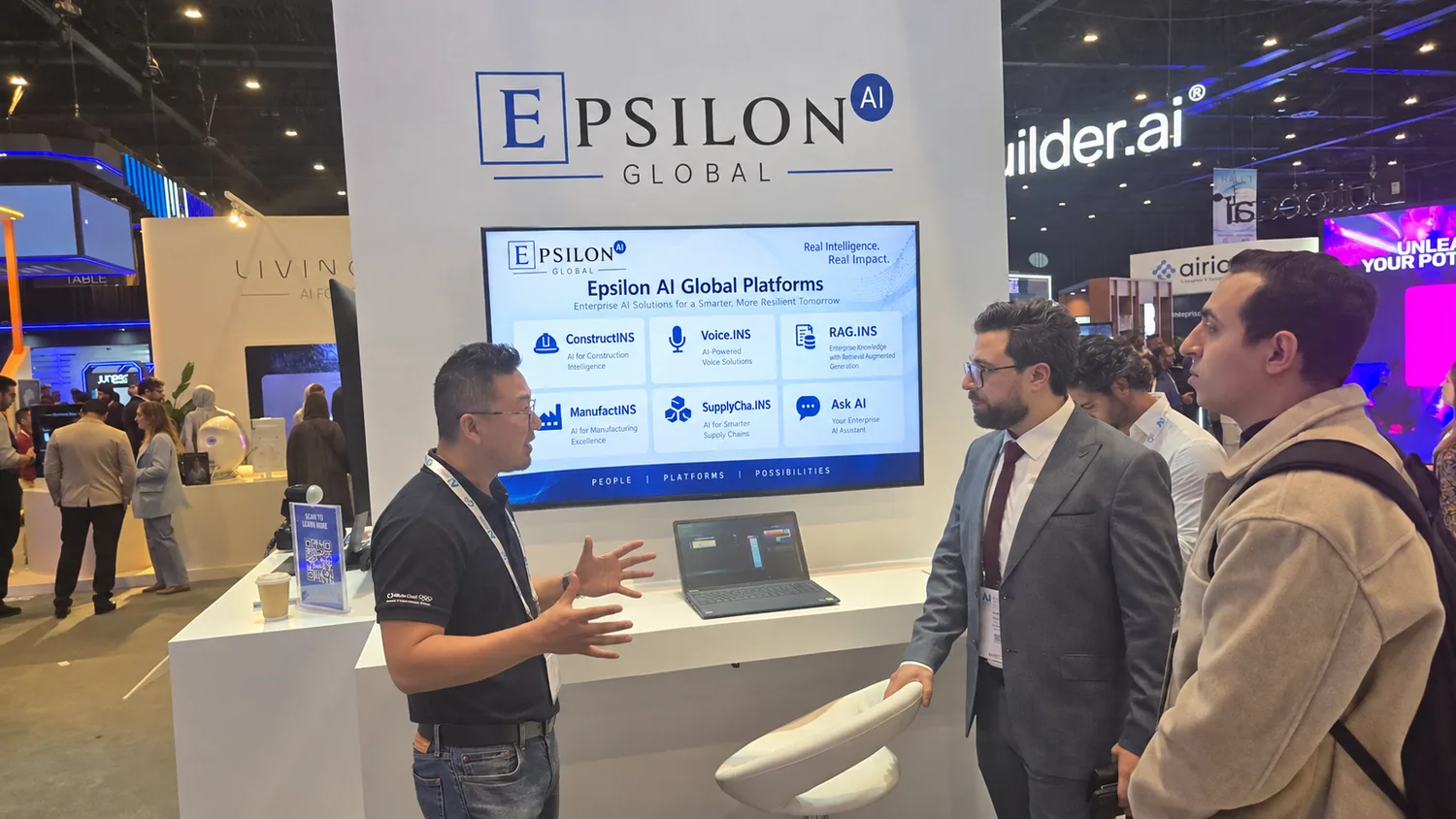 AI Everything Global &middot; Dubai &mdash; Epsilon AI booth &middot; 2025