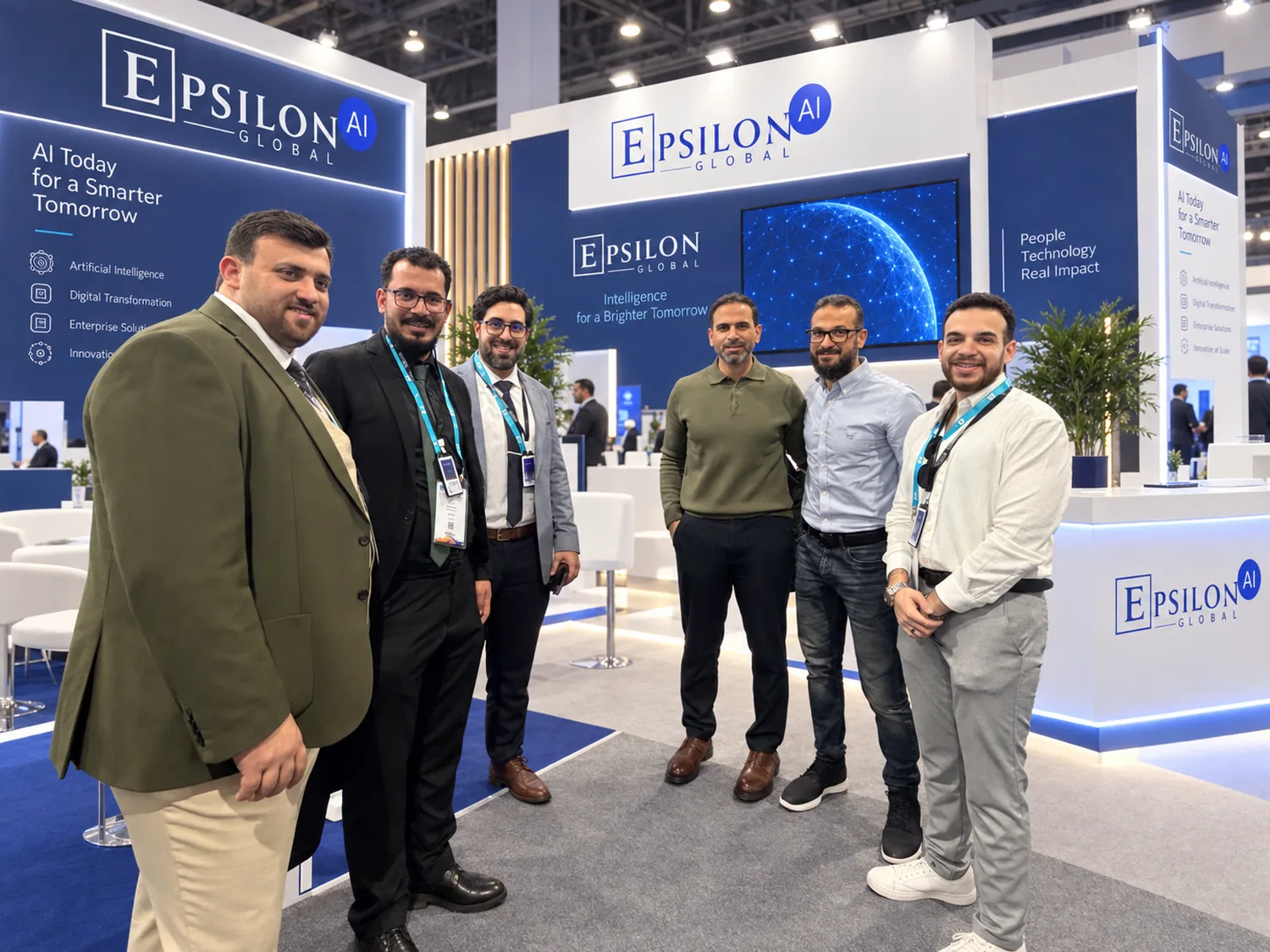 AI Everything Middle East & Africa &middot; Egypt &mdash; Epsilon AI booth